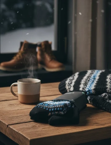 Set sosete termice 2 perechi C&A, negru