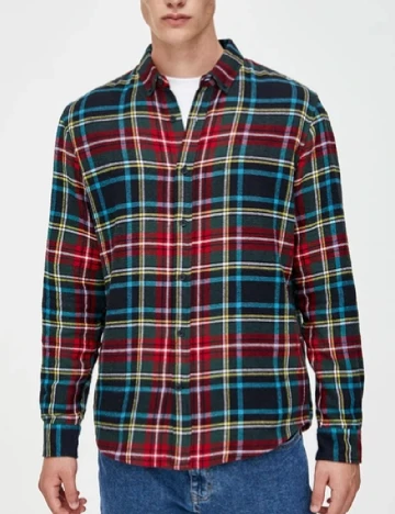 Camasa Pull&Bear, maro deschis