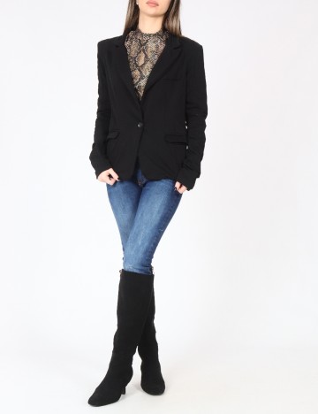 Sacou Bershka, negru