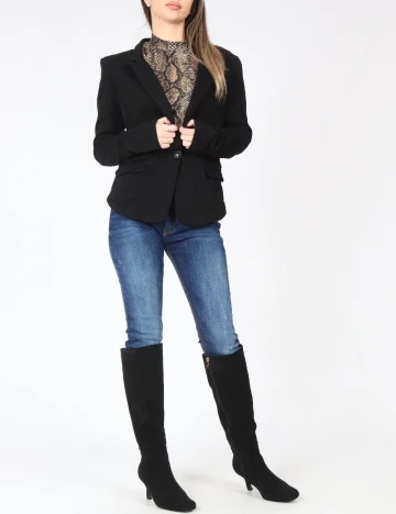 Sacou Bershka, negru