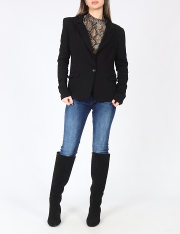 Sacou Bershka, negru