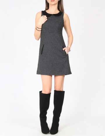 Rochie scurta Bershka, gri