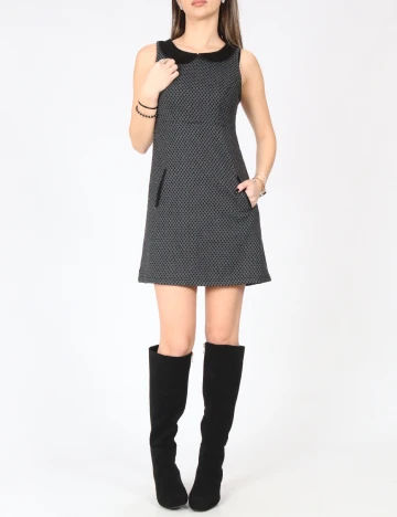 Rochie scurta Bershka, gri