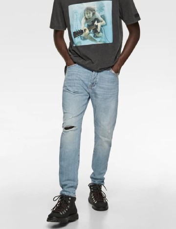 
						Blugi Zara, albastru