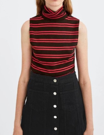 
						Bluza Zara, negru/rosu