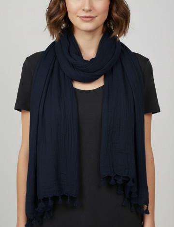 
						Esarfa Bershka, bleumarin