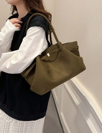 Geanta SHEIN, verde inchis