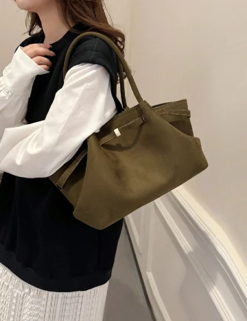 Geanta SHEIN, verde inchis