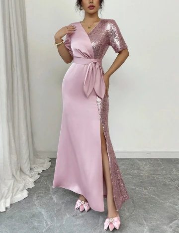 Rochie lunga SHEIN, roz