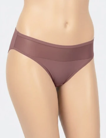 Chiloti Second Skin, roz pudra inchis