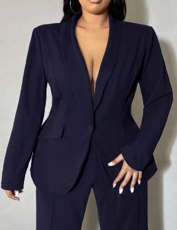 Sacou SHEIN CURVE, bleumarin