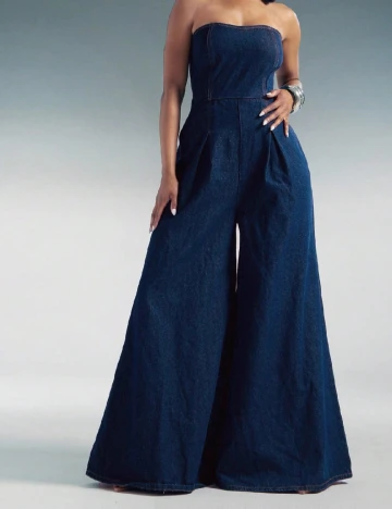 Salopeta SHEIN, bleumarin