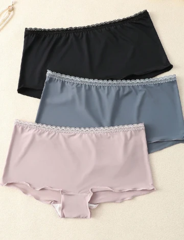 Set chiloti 3 perechi Shein Kids, mix culori