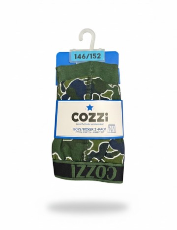 
						Set Boxeri 2 perechi Cozzi, verde