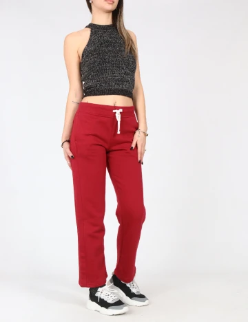 Pantaloni Zara, rosu