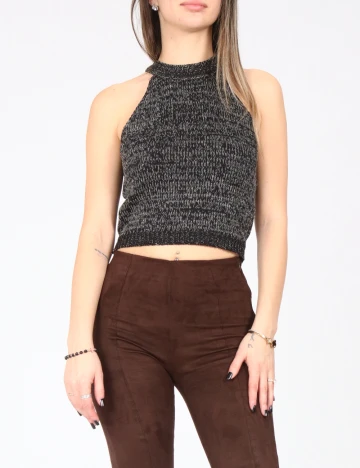Top Bershka, negru