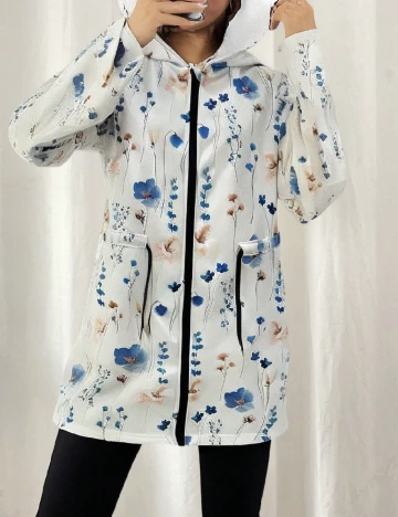 Trench Shein Kids, floral print