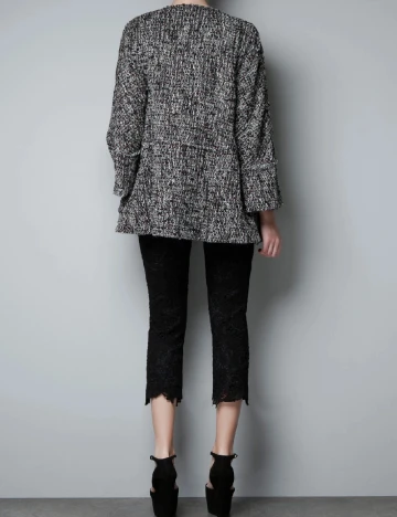 Jacheta Oversize Zara, mix culori