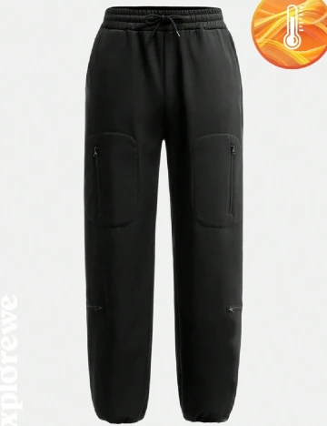 Pantaloni Shein Kids, negru