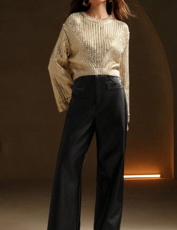 
						Pulover Anewsta, auriu