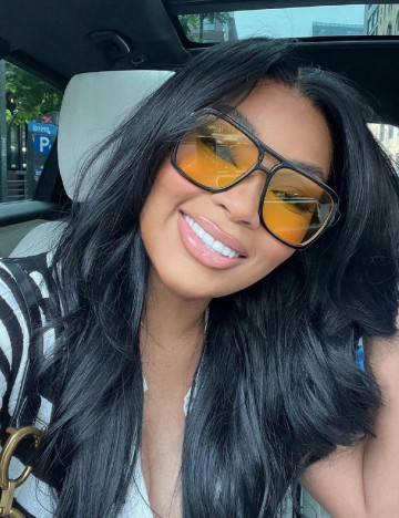 
						Ochelari de soare SHEIN, negru