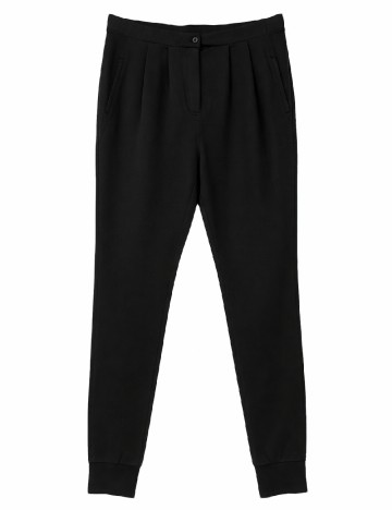 
						Pantaloni Bershka, negru