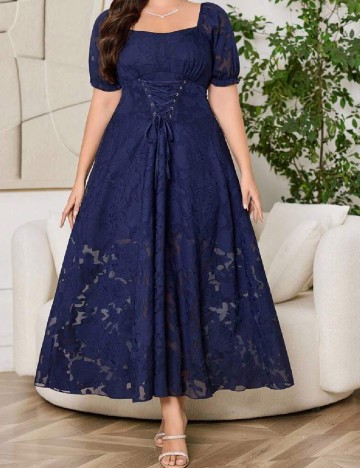 
						Rochie lunga SHEIN CURVE, bleumarin