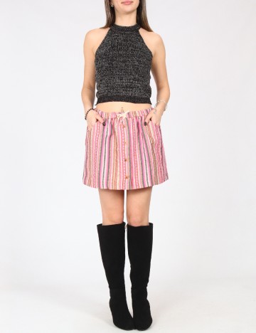 Fusta Zara, mix culori