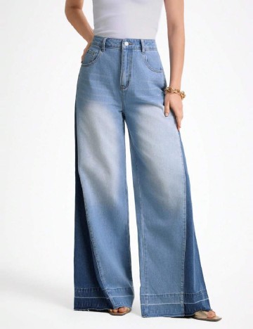 
						Blugi SHEIN, albastru