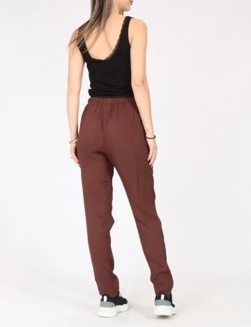 Pantaloni Zara, maro inchis