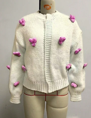 Cardigan SHEIN, crem