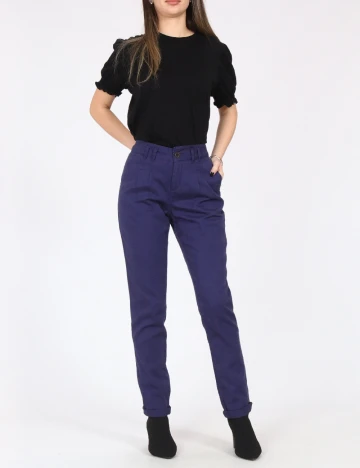 Pantaloni Bershka, bleumarin