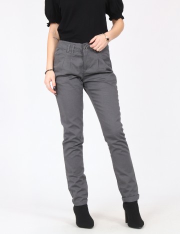 Pantaloni Bershka, gri