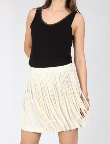 Fusta Zara, ecru