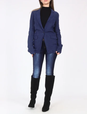 Sacou Zara, bleumarin