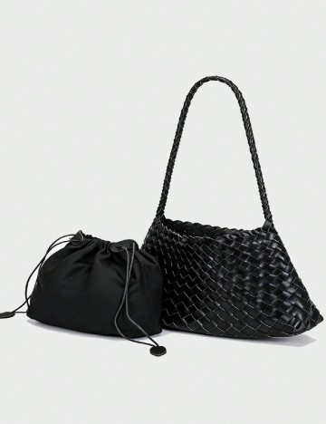 
						Geanta SHEIN, negru