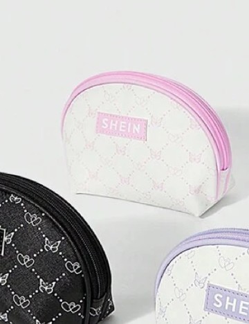 
						Geanta de cosmetice SHEIN, alb
