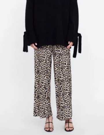 Pantaloni Zara, animal print