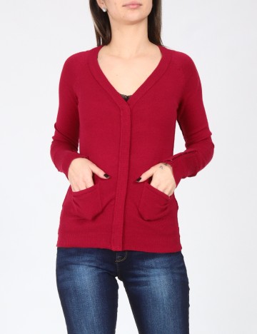 
						Cardigan Zara, rosu