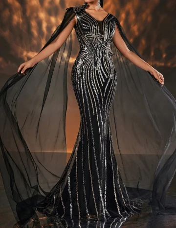 Rochie lunga SHEIN, negru