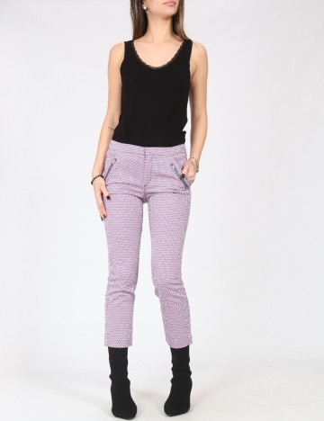 Pantaloni trei sferturi Zara, mix culori