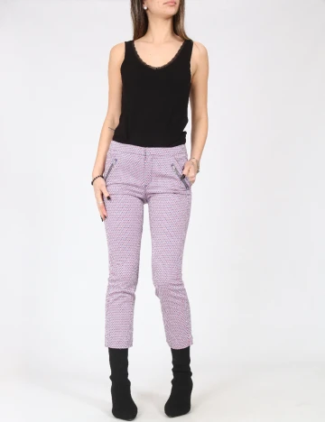 Pantaloni trei sferturi Zara, mix culori