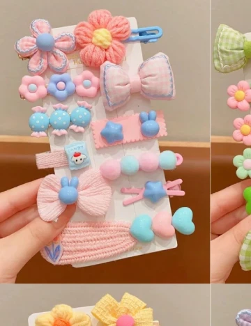 Set clame de par Shein Kids, mix culori