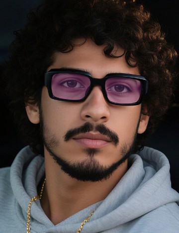 
						Ochelari SHEIN, negru