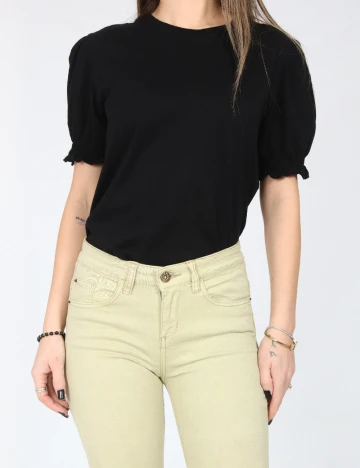 Pantaloni Pull&Bear, verde deschis