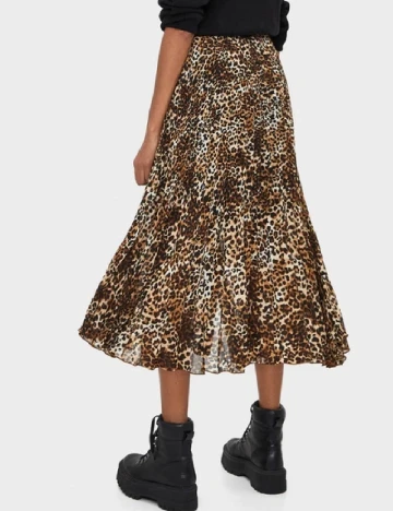 Fusta Bershka, animal print