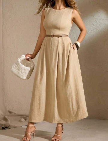 
						Rochie lunga SHEIN CURVE, crem