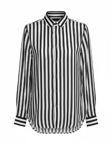 Camasa Zara, alb/negru