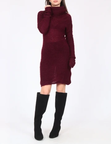 Rochie scurta Zara, visiniu