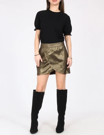 Fusta Bershka, auriu